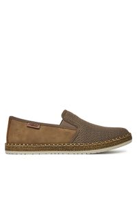 Rieker Espadryle B5265-65 Beżowy. Kolor: beżowy. Materiał: materiał