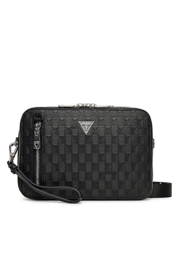Saszetka Guess. Kolor: czarny