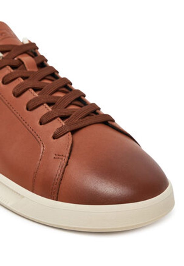 Polo Ralph Lauren Sneakersy Heritage Court II 809965073001 Brązowy. Kolor: brązowy. Materiał: skóra