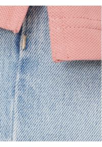 TOMMY HILFIGER - Tommy Hilfiger Polo 1985 MW0MW17770 Różowy Regular Fit. Typ kołnierza: polo. Kolor: różowy. Materiał: bawełna #4