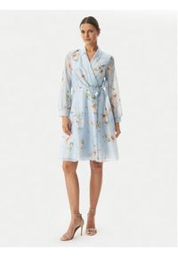 Rinascimento Sukienka koktajlowa CFC0128000003 Niebieski jasny Regular Fit. Kolor: niebieski. Materiał: lyocell. Styl: wizytowy #2