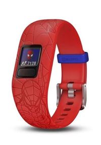 GARMIN - Opaska sportowa Garmin Vivofit Junior 2 Marvel Spider-Man czerwony. Rodzaj zegarka: cyfrowe. Kolor: czerwony. Styl: sportowy