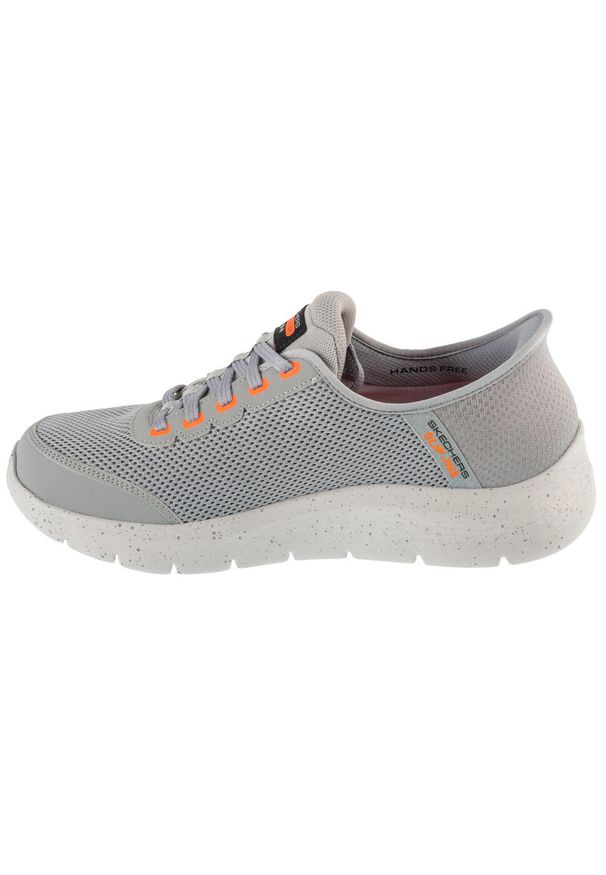 skechers - Buty do biegania męskie, Slip-Ins: Go Walk Flex - Waterproof. Kolor: szary