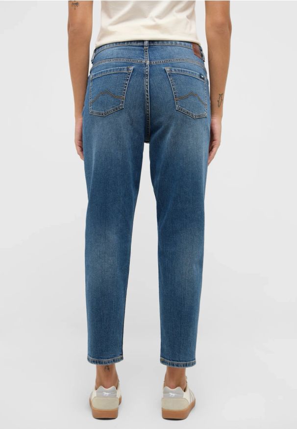 Damskie Spodnie Jeansowe Mustang Style Charlotte Tapered Denim Blue 1017595 5000 781