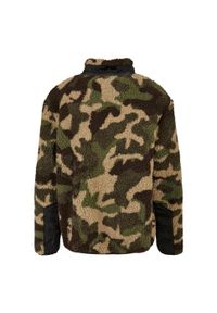 Urban Classics - Kurtka Dla Chłopca Camo Sherpa. Kolor: brązowy