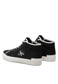 Calvin Klein Jeans Sneakersy Skater Vulcanized High Cs Ml Mr YW0YW01454 Czarny. Kolor: czarny. Materiał: materiał #4