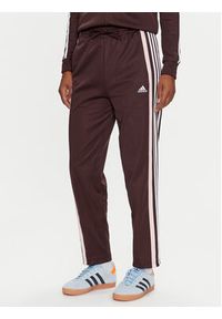 Adidas - adidas Dres Teamsport IX1108 Brązowy Slim Fit. Kolor: brązowy. Materiał: syntetyk, bawełna