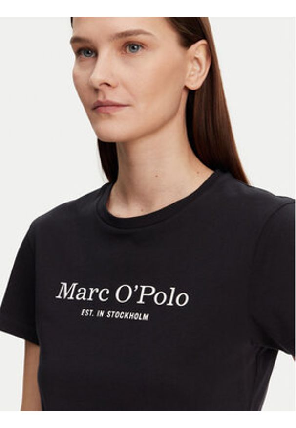 Marc O'Polo T-Shirt 502 2293 51055 Granatowy Regular Fit. Typ kołnierza: polo. Kolor: niebieski. Materiał: bawełna