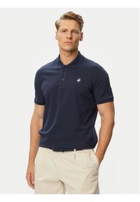 Beverly Hills Polo Club Polo P-SS26M-P450124 Granatowy Regular Fit. Typ kołnierza: polo. Kolor: niebieski. Materiał: bawełna #1