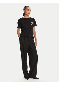 Liu Jo T-Shirt MF5416 JS923 Czarny Regular Fit. Kolor: czarny. Materiał: bawełna #3