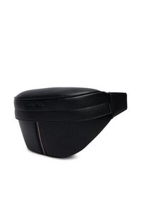 TOMMY HILFIGER - Tommy Hilfiger Nerka Th Central Bumbag AM0AM14171 Czarny. Kolor: czarny. Materiał: skóra #5