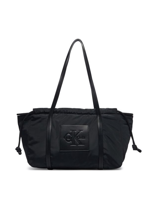Calvin Klein Torebka LV04F3703G Czarny. Kolor: czarny