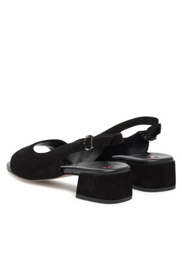 HÖGL Sandały Elsa 9-102612 Czarny. Kolor: czarny. Materiał: zamsz, skóra