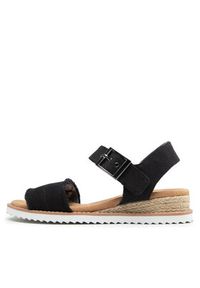 skechers - Skechers Espadryle BOBS Adobe Princess 113541/BLK Czarny. Kolor: czarny. Materiał: materiał #4