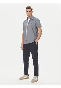 BOSS Koszula Rash_2 50537332 Granatowy Regular Fit. Kolor: niebieski. Materiał: bawełna