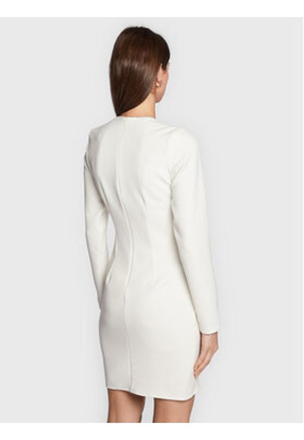Silvian Heach Sukienka koktajlowa CVA22141VE Biały Slim Fit. Kolor: biały. Materiał: syntetyk. Styl: wizytowy