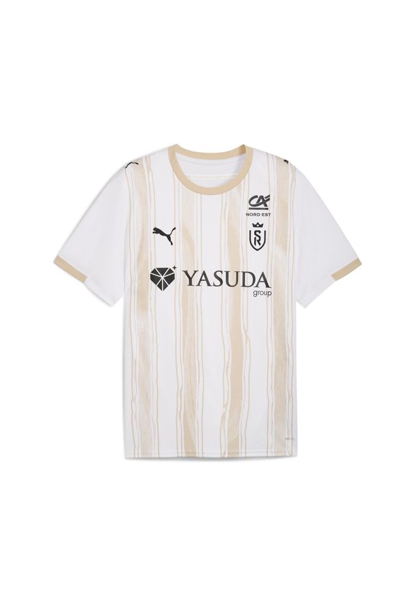 Puma - Męska koszulka wyjazdowa Stade Reims 25/26 PUMA. Kolor: biały. Materiał: materiał. Sport: piłka nożna