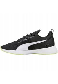 Puma - Męskie Buty Do Biegania Flyer Runner. Kolor: czarny, biały, wielokolorowy. Sport: turystyka piesza
