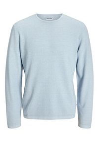 Jack & Jones Sweter George 12268279 Błękitny Regular Fit. Kolor: niebieski. Materiał: bawełna #6
