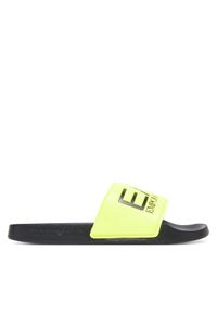 EA7 Emporio Armani Klapki 7X000108 AF15118 M2007 Żółty. Kolor: żółty. Materiał: syntetyk #1