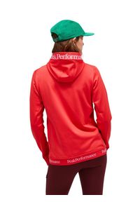 Bluza Peak Performance damska Rider Tech Zip Hood czerwona - S. Kolor: czerwony