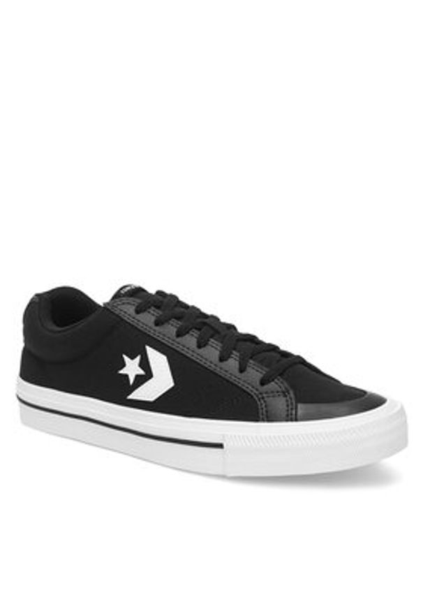Converse Trampki Sport Casual A10547C Czarny. Okazja: na co dzień. Kolor: czarny. Materiał: materiał. Styl: sportowy, casual