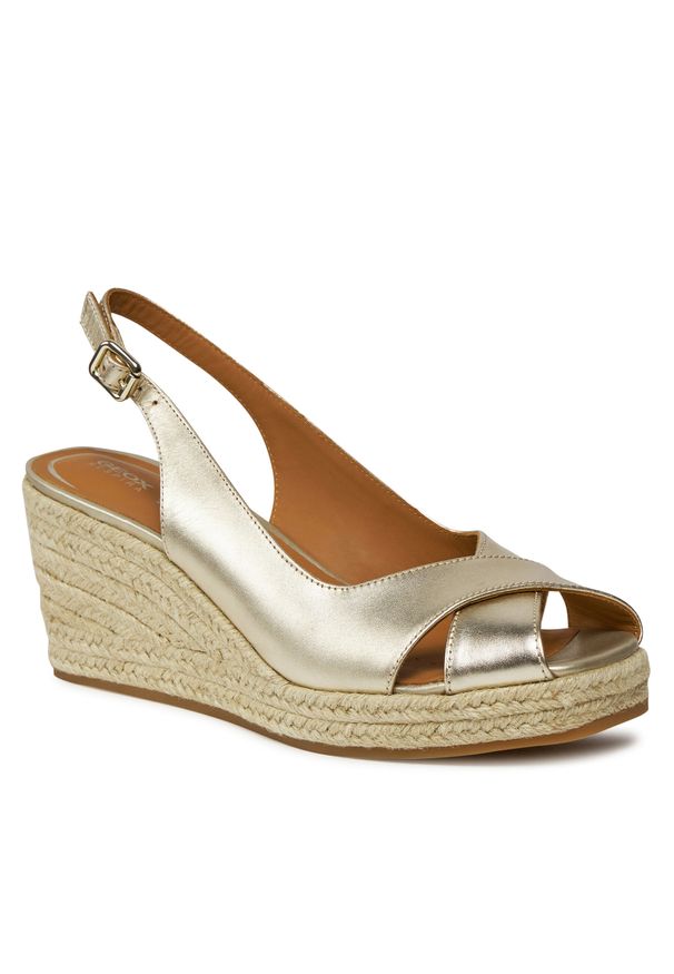 Espadryle Geox D Panarea D35UYA 000CF C2012 Lt Gold. Kolor: złoty