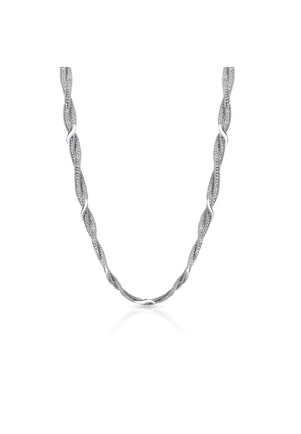 W.KRUK Wyjątkowy Naszyjnik - srebro 925, Bez kamienia - SSX/NS402. Materiał: srebrne