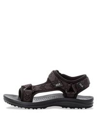 Jack Wolfskin Sandały Wave Breaker 4050291 Czarny. Kolor: czarny. Materiał: materiał #5