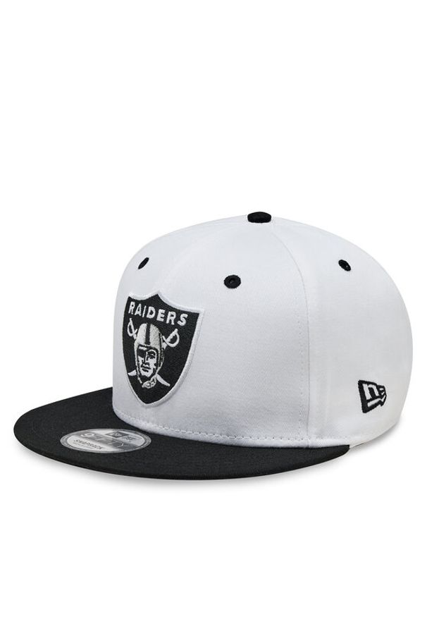 New Era Czapka White Crown Patch 950 Raiders 60364275 Biały. Kolor: biały. Materiał: materiał, bawełna