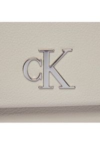 Calvin Klein Jeans Torebka Minimal Monogram Top Handle22 K60K611868 Écru. Materiał: skórzane #3