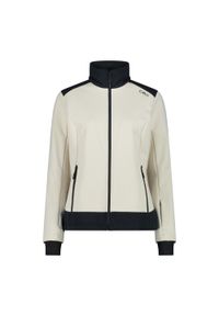 Damska kurtka narciarska z kapturem CMP. Typ kołnierza: kaptur. Kolor: biały. Materiał: softshell. Sezon: zima. Sport: narciarstwo #1