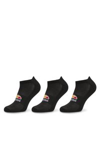 Ellesse Zestaw 3 par stopek unisex Rebi Trainer SBMA2300 Czarny. Kolor: czarny. Materiał: materiał, poliester
