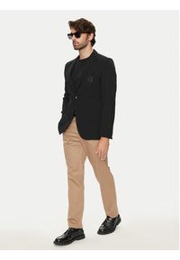 BOSS - Boss Marynarka H-Houston 50521619 Czarny Slim Fit. Kolor: czarny. Materiał: syntetyk