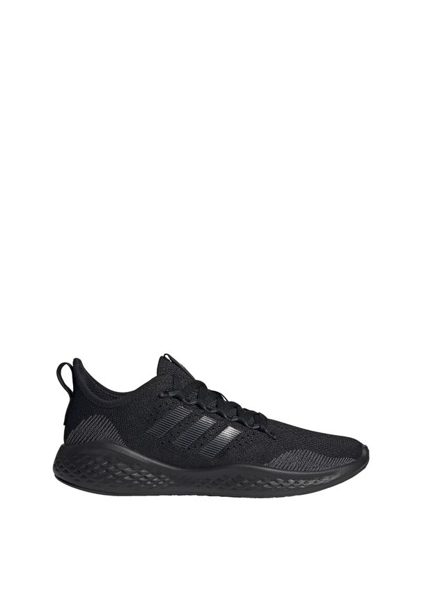 Buty do biegania Mężczyzna Adidas Fluidflow 20 czarny. Okazja: na co dzień. Kolor: wielokolorowy, czarny, szary
