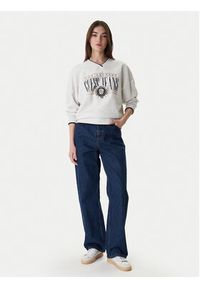 Guess Jeans Bluza W6RQ09 K68I4 Szary Oversize. Kolor: szary. Materiał: bawełna #3
