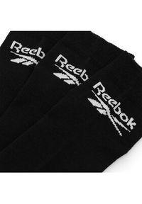 Reebok Skarpety długie R0429-SS24 (3-pack) Czarny. Kolor: czarny. Materiał: materiał