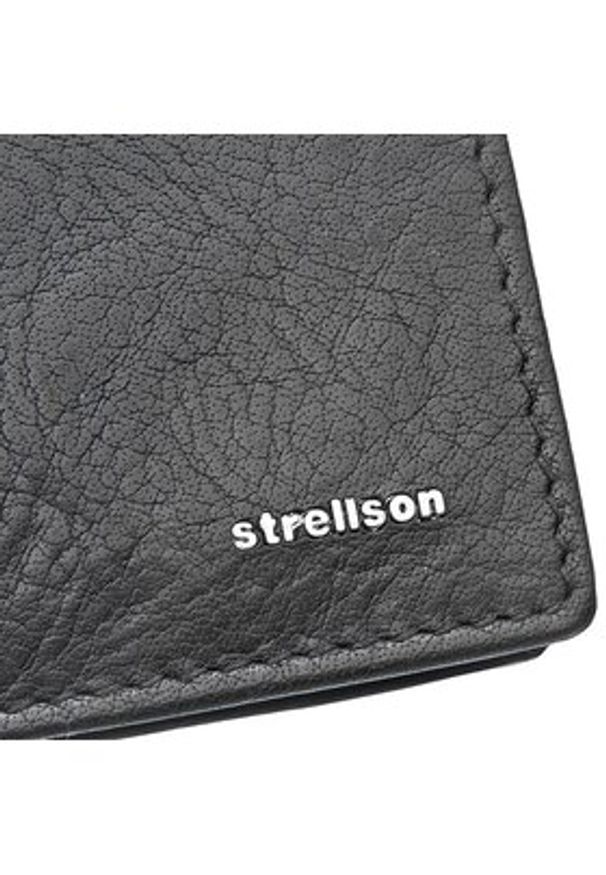 Strellson Duży Portfel Męski Billfold H8 4010001301. Kolor: czarny. Materiał: skóra