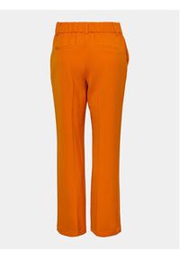 YAS Spodnie materiałowe Likka 26030744 Pomarańczowy Regular Fit. Kolor: pomarańczowy. Materiał: syntetyk