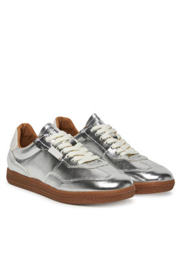 Steve Madden Sneakersy Emporia SM11003419 Srebrny. Kolor: srebrny. Materiał: skóra