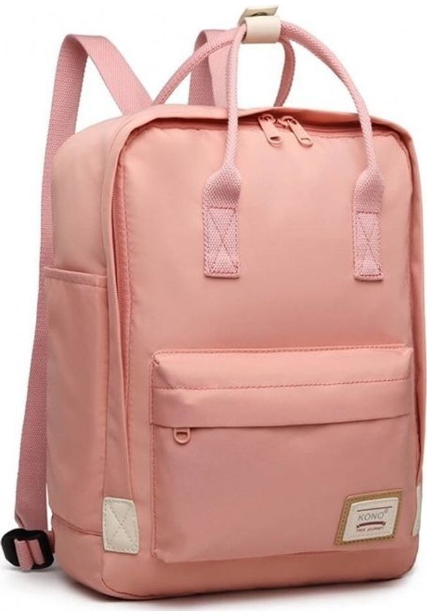 Kono Pudrowy plecak vintage damski KN02. Styl: vintage