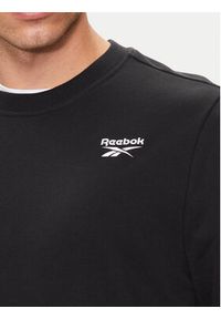 Reebok Bluza Identity Small Logo 100050282 Czarny Regular Fit. Kolor: czarny. Materiał: syntetyk