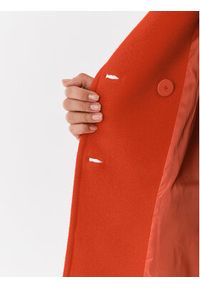 Pinko Płaszcz wełniany Effetto 101747 Y7DY Czerwony Regular Fit. Kolor: czerwony. Materiał: wełna #3