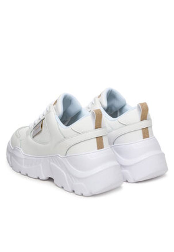 Versace Jeans Couture Sneakersy 80VA3SC2 ZPB71 3 Biały. Kolor: biały. Materiał: skóra