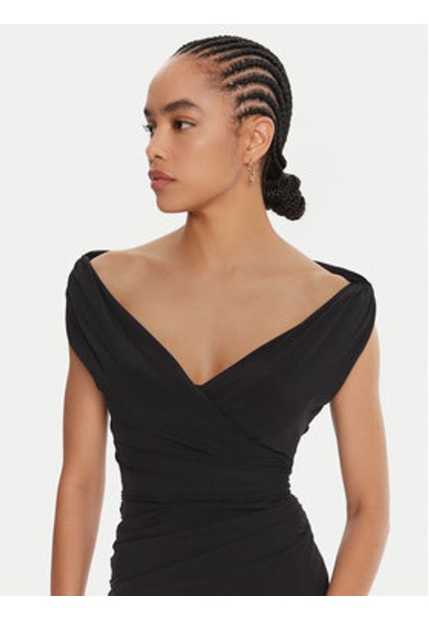 JACQUEMUS Sukienka wieczorowa Rita 25E251DR237-1767 990 Czarny Regular Fit. Kolor: czarny. Materiał: syntetyk. Styl: wizytowy