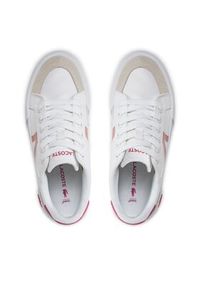 Lacoste Sneakersy L004 223 2 Cuj 746CUJ0001 Biały. Kolor: biały. Materiał: materiał #3