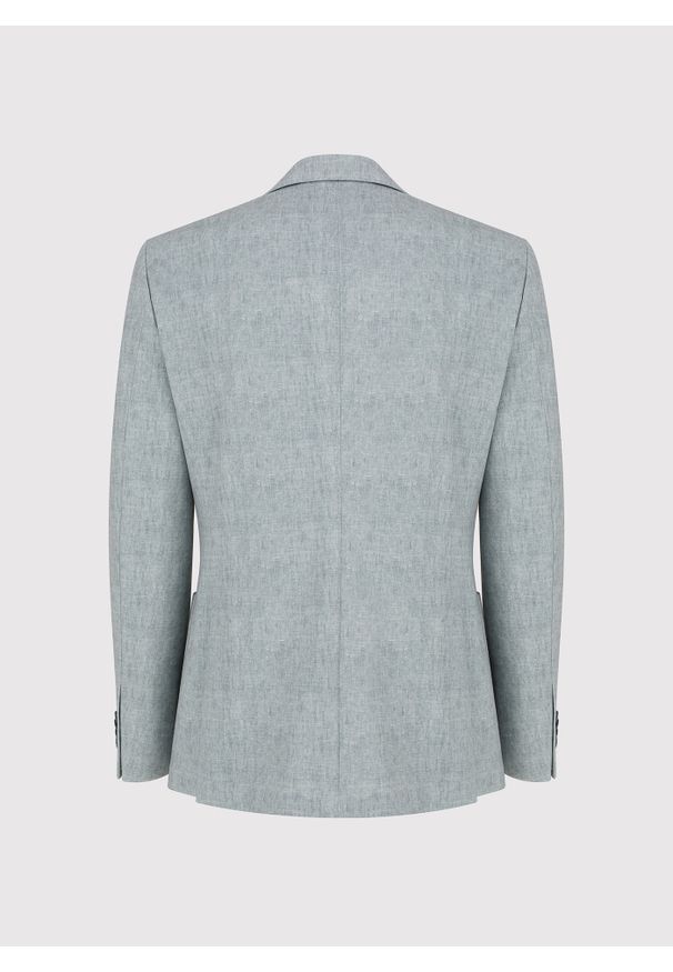 Pako Lorente - PAKO LORENTE – Casualowa marynarka męska w kolorze szarym. Okazja: na co dzień. Kolor: szary. Materiał: elastan, wiskoza, poliester. Sezon: jesień. Styl: casual