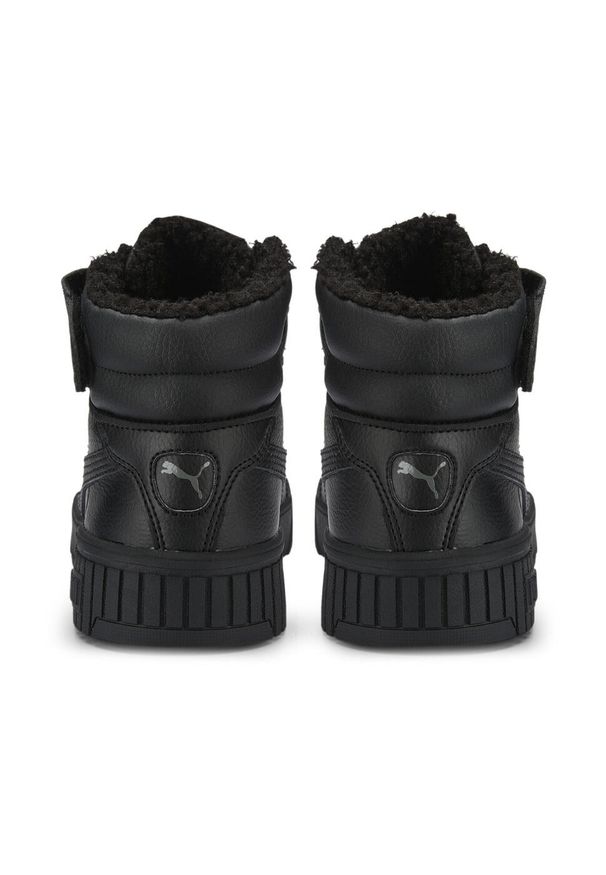 Buty do chodzenia Puma CARINA 2.0 MID WTR JR. Kolor: czarny, szary, wielokolorowy. Materiał: materiał, guma, syntetyk. Sport: turystyka piesza