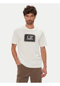 C.P. Company T-Shirt RCCMTS723A005100W Écru Regular Fit. Materiał: bawełna