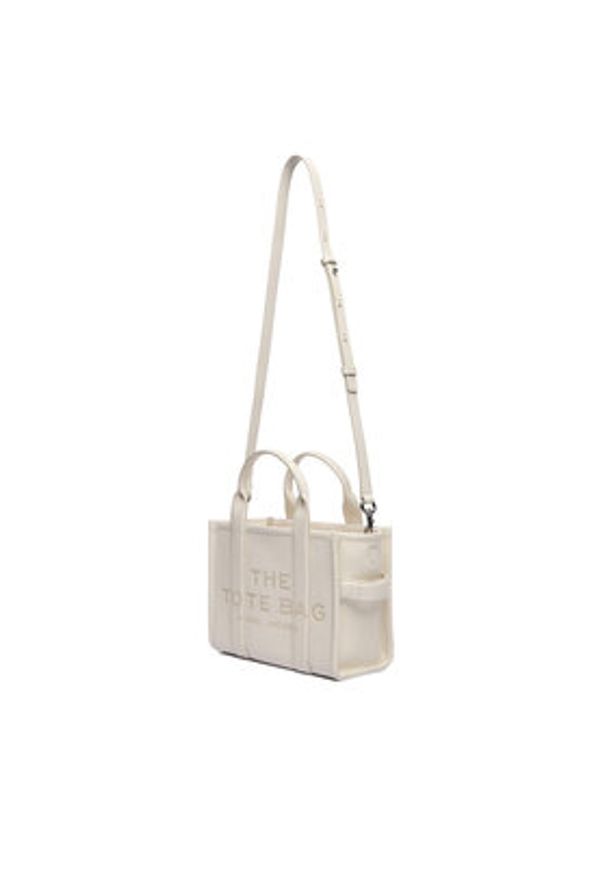 MARC JACOBS - Marc Jacobs Torebka The Leather Small Tote Bag H009L01SP21 Écru. Materiał: skórzane